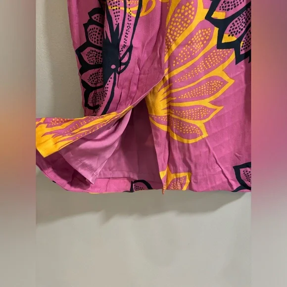 Sariah from Anthropologie Convertible strapless floral pink dress‎ Size 4 - Picture 8 of 12